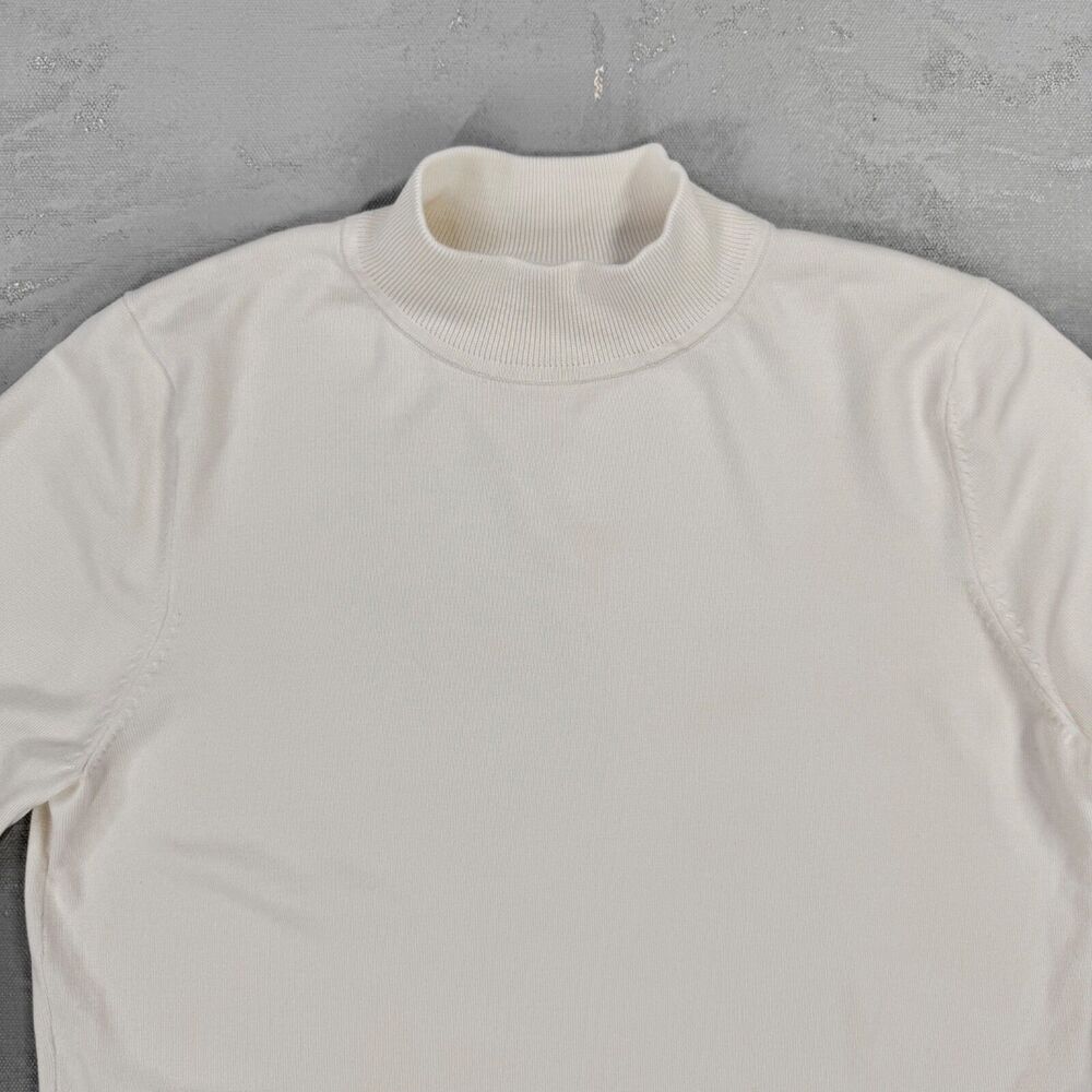 Pendleton Silk Blend Lightweight Knit Mock Neck S… - image 2